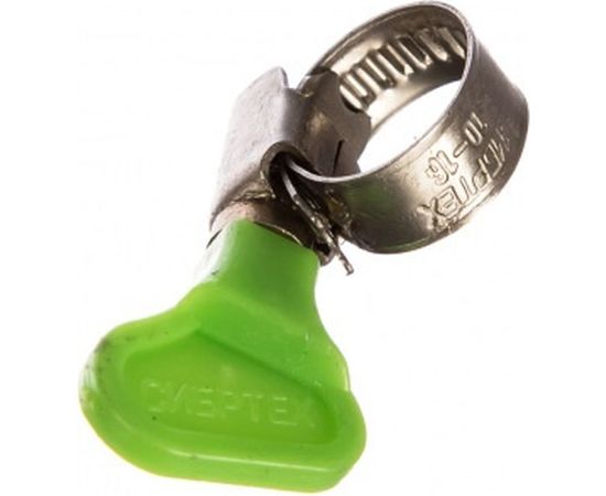 Металлические хомуты СИБРТЕХ, элемент крепления с формой ключа, 10-16мм, 2 шт 47648 – изображение 2