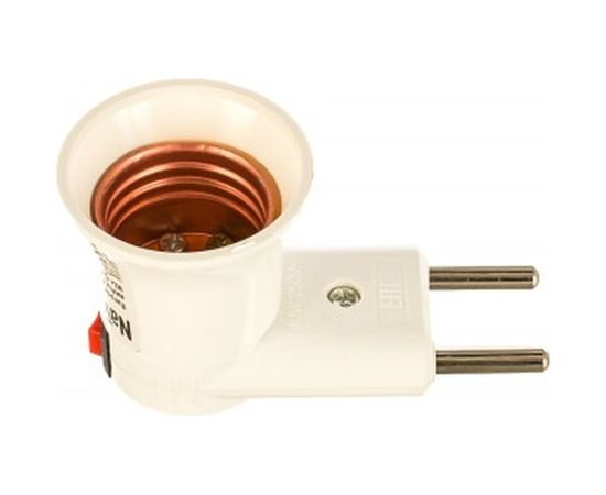 Патрон-переходник NAVIGATOR с розетки на E27 71 992 NLA-S-E27 71992 454086 – изображение 2