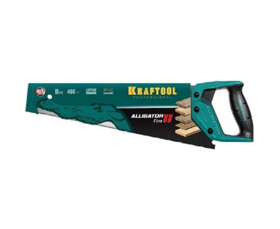 Ножовка для точного реза Kraftool "Alligator 11", 400 мм, 11 TPI 3D зуб, 15203-40 – изображение 2