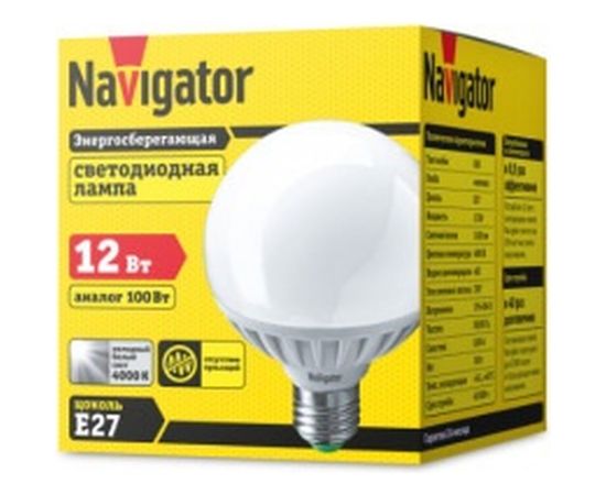 Лампа Navigator NLL-G95-12-230-4K-E27 61279 – изображение 2