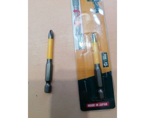 Биты "INDUSTRIE" торсионные, обточенные (PH2, 65 мм, 2 шт.) Kraftool 26101-2-65 – изображение 3