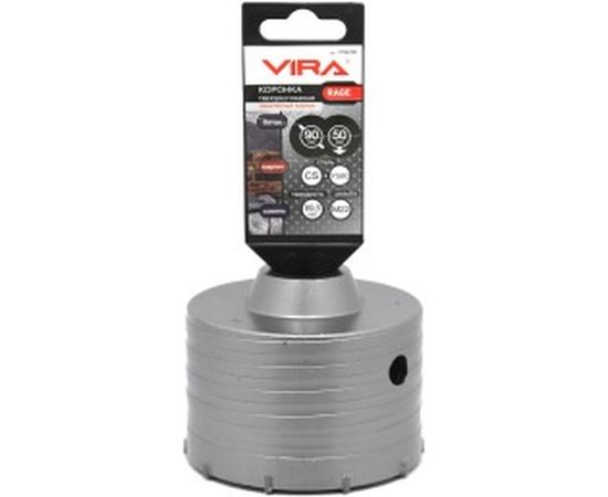 Коронка по кирпичу и газобетону RAGE (90х72х50 мм; М22) Vira 559290 – изображение 4