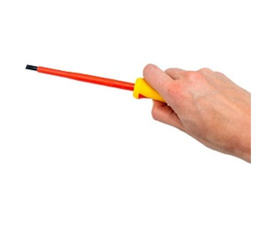 Диэлектрическая отвертка SL5.5*125мм VIRA VDE 397028 – изображение 4