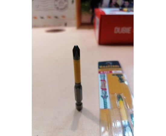 Биты "INDUSTRIE" торсионные, обточенные (PH2, 65 мм, 2 шт.) Kraftool 26101-2-65 – изображение 4