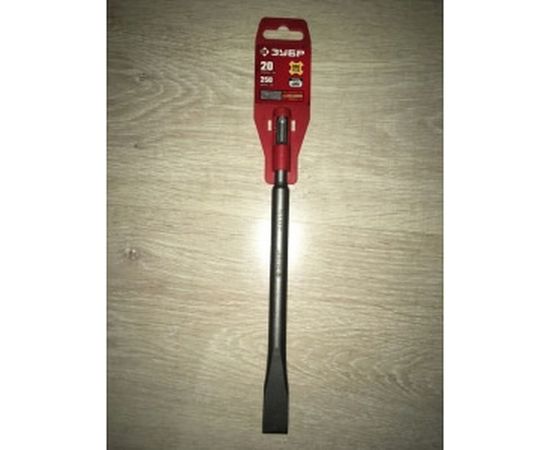 Зубило плоское узкое для перфораторов SDS-Plus (20х250 мм) Зубр 29232-20-250 – изображение 5