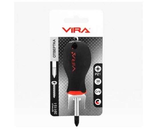 Отвертка PZ1х38мм VIRA 391151 – изображение 6
