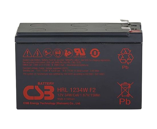 Аккумулятор HRL1234W для ИБП CSB HRL1234WF2FRCSB 