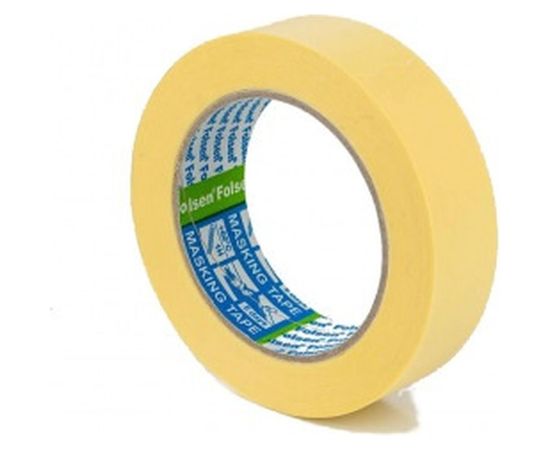 Малярная лента Folsen желтая 80oC 30мм x 50м 02230 