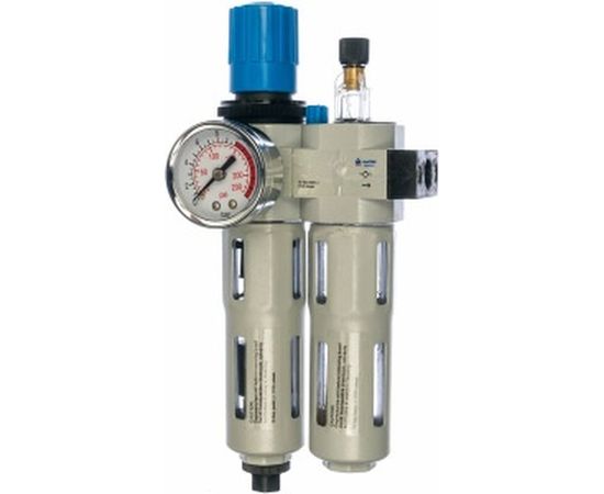 Фильтр влагоотделитель с редуктором и лубрикатором (1/4"; 16 бар) МАСТАК 690-21 