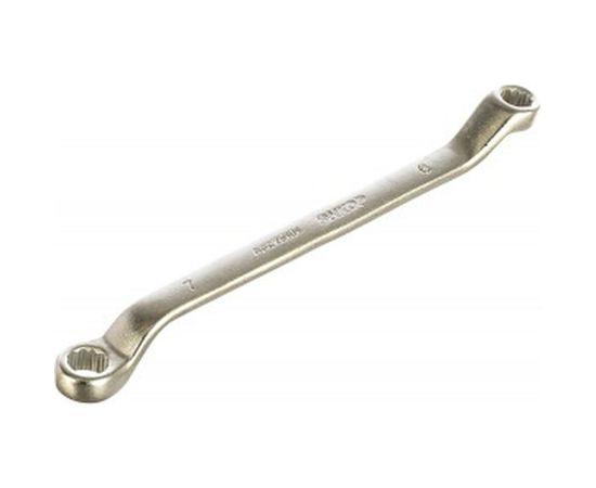 Гаечный кольцевой коленчатый ключ 6х7мм Энкор 26101 