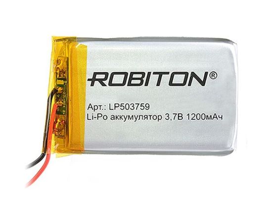 Аккумулятор ROBITON LP503759 3.7В 1200mAh PK1 14064 