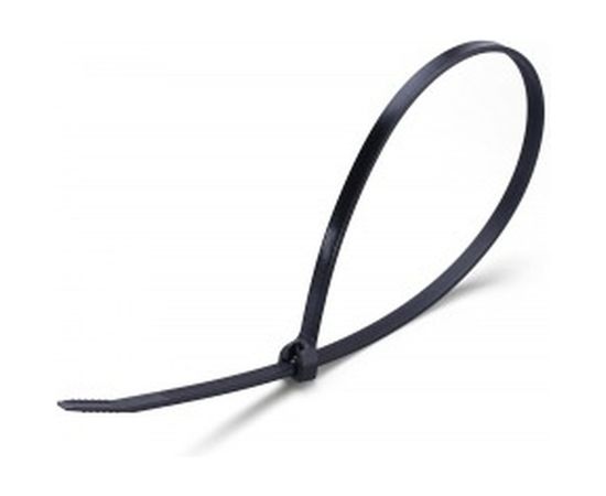 Нейлоновые стяжки с металлическим зубом FORTISFLEX КСЗ 5x300 черный 100 штук 61338 