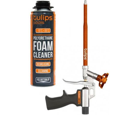 Пистолет для монтажной пены Tulips tools, тефлон Art, очиститель IM11-513 