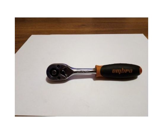 Рукоятка трещоточная 1/4д.DR, 48 зубцов, 140 мм Ombra 55765 – изображение 2