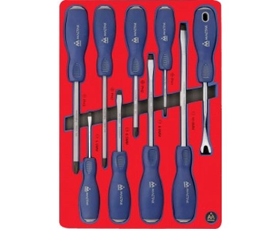 Набор силовых отвёрток 9шт МАСТАК 5-4009D – изображение 2