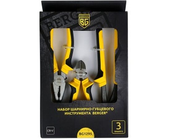 Набор шарнирно-губцевого инструмента 3 предмета Berger BG BG1295 – изображение 2