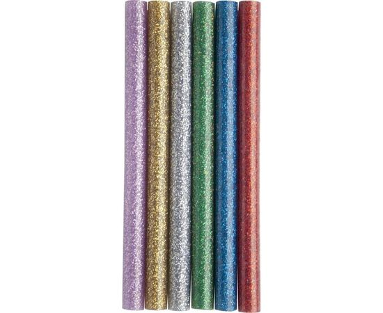 Клей для клеевого пистолета цветной (12 шт; 7х100 мм; 6 цветов) ПРАКТИКА 649-349 – изображение 2