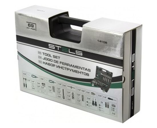 Набор инструментов STELS 69 предметов 14108 – изображение 2