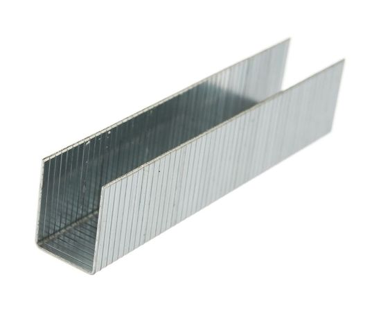 Скобы закаленные 1000 шт. для мебельного степлера (14 мм; тип 140) MASTER MATRIX 41314 – изображение 2