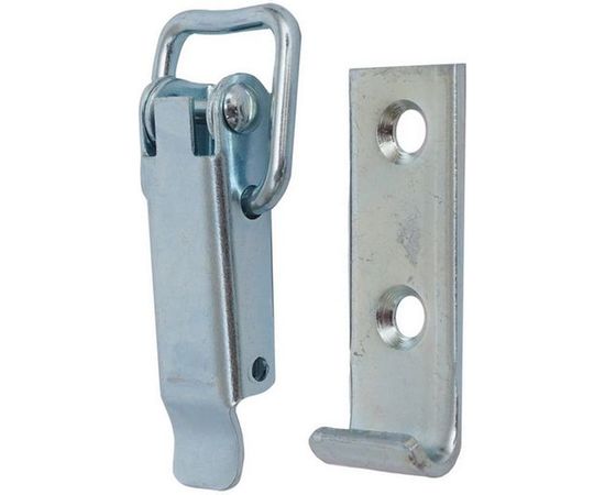 Замок для ящика VORMANN с ответной частью, прямая, 52х23 мм, оцинкованный 01202050/8115 – изображение 2