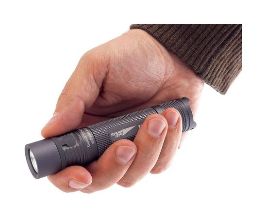 Фонарь ЯРКИЙ ЛУЧ T65 ESCORT CREE XM-L2, 650лм, 3 режима, встроенное ЗУ micro-USB, IPX6, аккумулятор 18650 2600mAh 4606400105565 – изображение 8