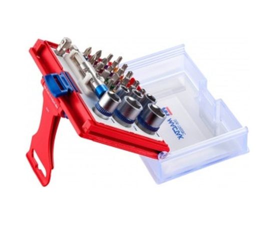 Набор вставок бит 1/4, TORX, HEX, PZ, PH, SLOT, 28 предметов МАСТАК 058-10028C – изображение 4