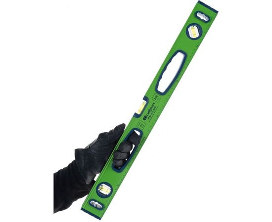 Уровень алюминиевый фрезерованный, 3 глазка, магнитный, рукоятки, 600 мм СИБРТЕХ УСМ-0,5-600 34114 – изображение 7