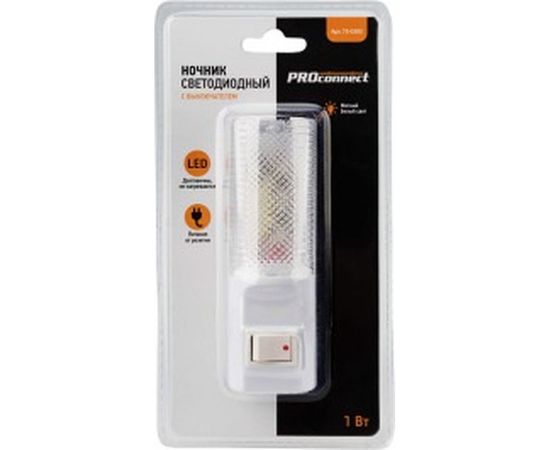 Светодиодный ночник PROconnect с выключателем 220 В 75-0303 – изображение 7