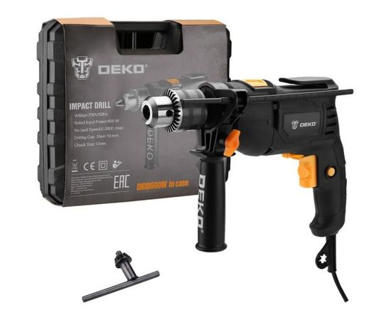 Ударная сетевая дрель DEKO DKID600W 063-4126 