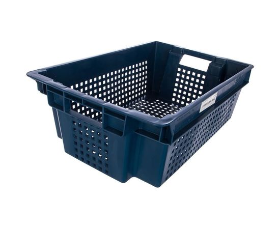 Ящик п/э 600х400х200, синий, вес 1,4 кг Тара.ру 00341 