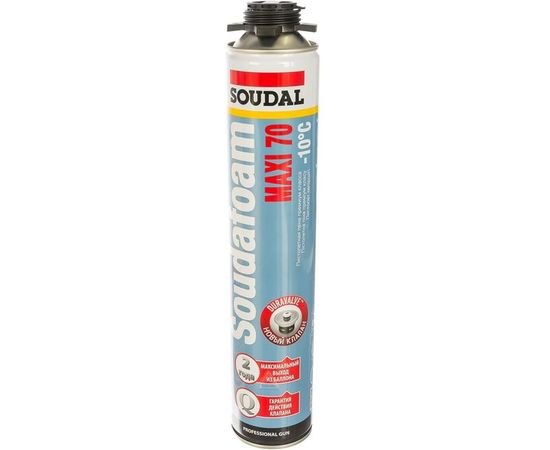 Зимняя пистолетная пена SOUDAL Соудафоам Макси 70 118316 