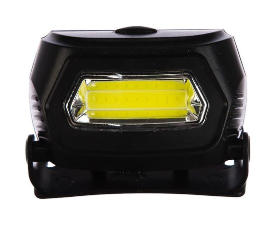 Налобный аккумуляторный фонарь, черный, COB 3Вт, 3 режима, пластик Ultraflash LED5359 13803 – изображение 4