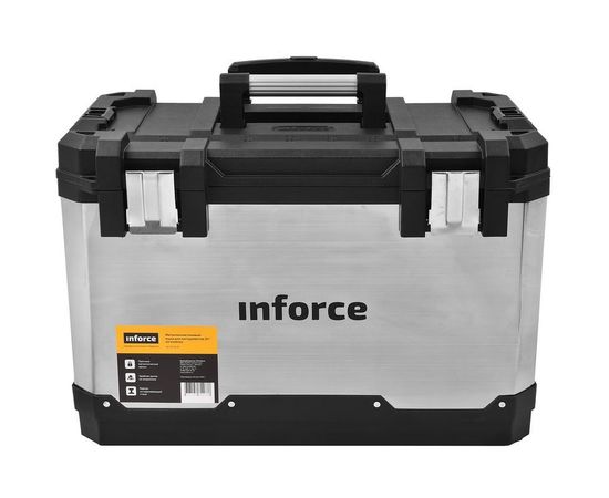Металлопластиковый ящик для инструментов 24 на колесах Inforce 06-20-09:6661 – изображение 2