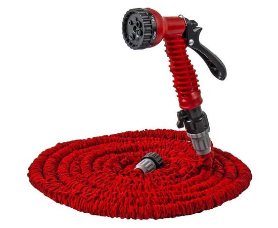 Шланг садовый растягивающийся (15 м) с пистолетом QUATTRO ELEMENTI 241-239 – изображение 2