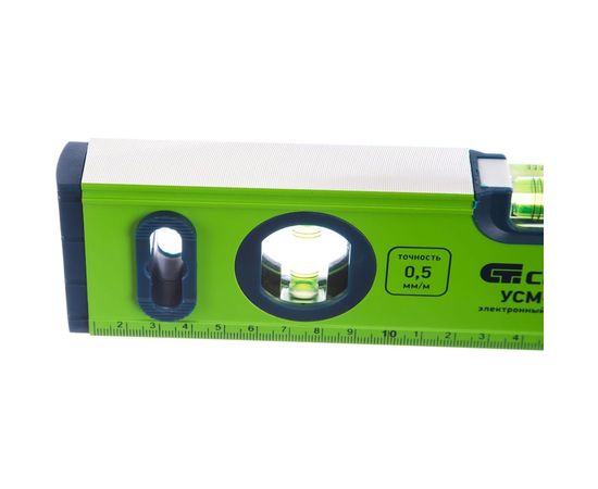 Алюминиевый фрезерованный уровень, 3 глазка, магнитный, 300 мм СИБРТЕХ УСМ-0,5-300 34111 – изображение 6