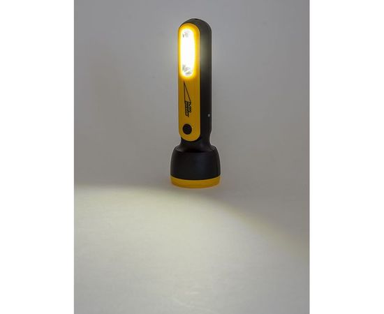 Фонарь ЯРКИЙ ЛУЧ LA-110 Комбо аккумуляторный, направленный свет 100лм +боковой COB 110лм, Li-Ion 1500mAh, 4606400106395 – изображение 3