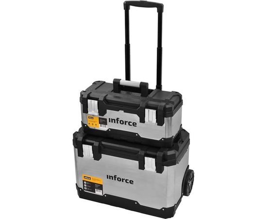 Металлопластиковый ящик для инструментов 24 на колесах Inforce 06-20-09:6661 – изображение 9