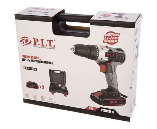 Дрель-шуруповерт P.I.T. МАСТЕР PSR 20-C – изображение 2