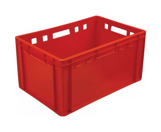 Ящик Тара.ру п/э 600х400х300 сплошной, красный Е3 