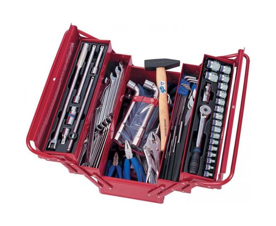 Универсальный набор инструментов (раскладной ящик, 103 предмета) KING TONY 902-103MR 