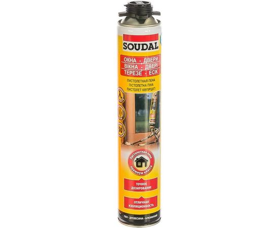 Желтая пистолетная пена SOUDAL 50 113986 