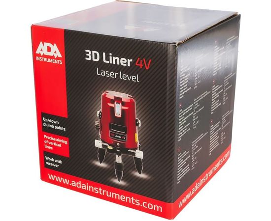 Лазерный уровень ADA 3D Liner 4V А00133 – изображение 10