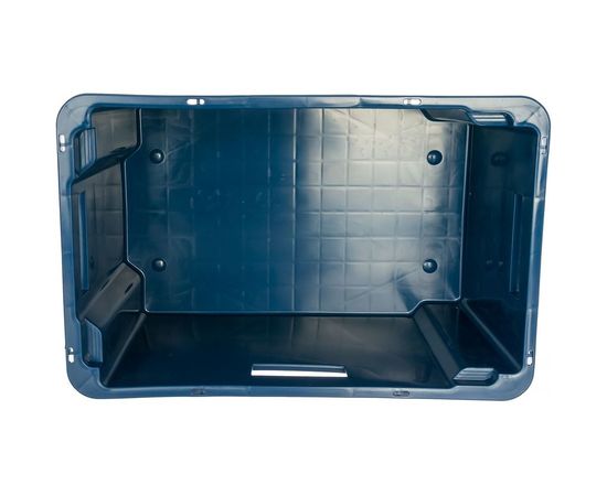 Мясной ящик п/э 600х400х300 сплошной синий Тара.ру 19570 – изображение 2