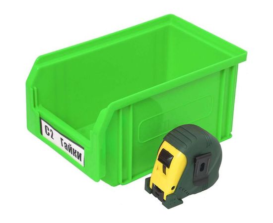Ящик СТАРКИТ пластиковый, 3,8л, зеленый C2-G-2 – изображение 2