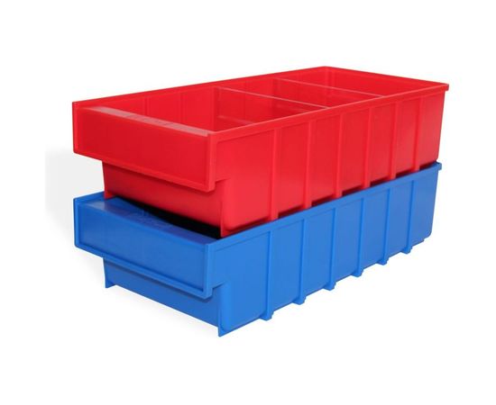 Пластиковый ящик ДиКом Б 300x185x100 красный 18.2012-091 – изображение 2