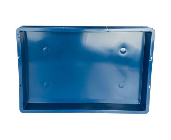 Сплошной ящик п/э 600x400x75 синий Тара.ру 07732 – изображение 2