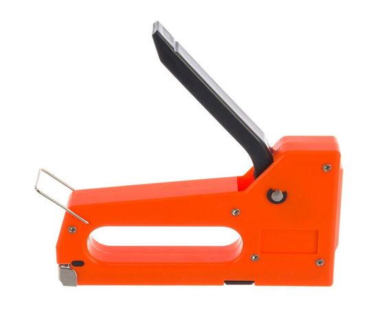 Мебельный пластиковый степлер со скобами 100 шт, тип скобы 53, 4-8 мм SPARTA 42001 – изображение 2