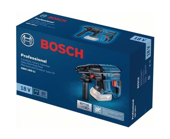 Аккумуляторный бесщеточный перфоратор Bosch GBH 180-LI без ЗУ и АКБ 0611911120 – изображение 3