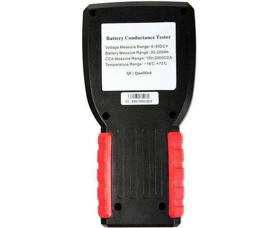 Тестер аккумуляторных батарей iCartool IC-400, АКБ 12/24В, до 2000А, тест системы пуска и зарядки, вольтметр, съемные кабеля – изображение 4