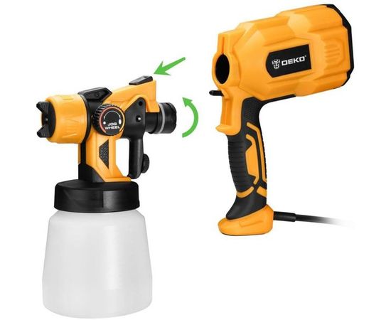 Электрический краскопульт DEKO DKSG55K1 HVLP 018-1043 – изображение 9